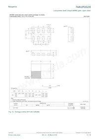 74AUP2G38GD Datasheet Page 15