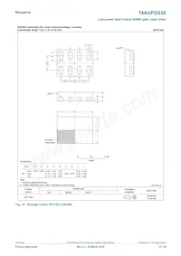 74AUP2G38GD數據表 頁面 15