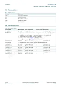 74AUP2G38GD Datasheet Page 16