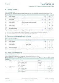 74AUP2G79DC-Q100H Datasheet Page 4