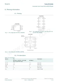 74AUP2G86GD Datasheet Page 3