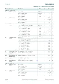 74AUP2G86GD Datasheet Page 6