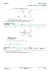 74AUP2G86GD Datasheet Page 9