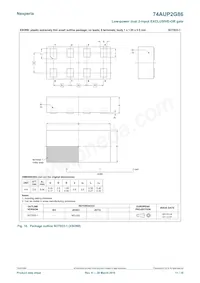 74AUP2G86GD Datasheet Page 11