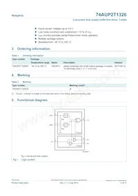 74AUP2T1326GF Datasheet Page 2