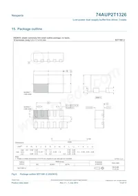 74AUP2T1326GF Datasheet Page 13