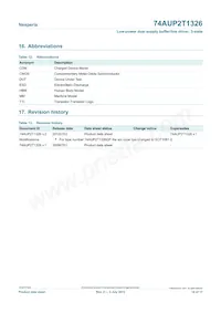 74AUP2T1326GF Datasheet Page 14