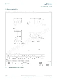74AUP3G04GD Datasheet Page 10