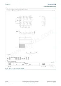 74AUP3G04GD Datasheet Page 14
