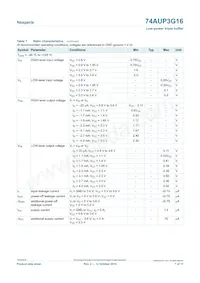 74AUP3G16DCH Datasheet Page 7