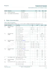 74AVCH16244DGG Datasheet Page 5