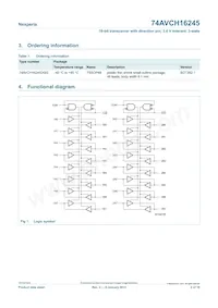74AVCH16245DGG Datasheet Page 2
