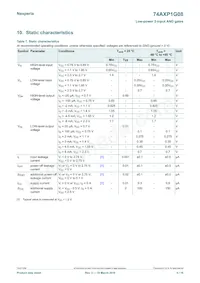 74AXP1G08GNH Datasheet Page 5
