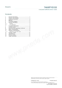 74AXP1G125GNH Datasheet Page 17