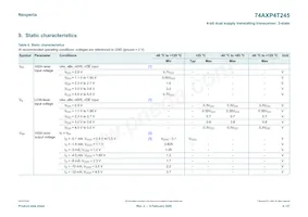 74AXP4T245BQX Datasheet Page 6