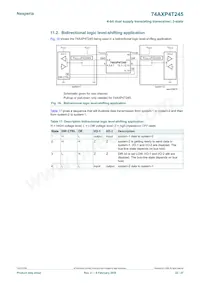 74AXP4T245BQX Datasheet Pagina 22