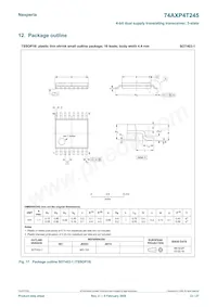 74AXP4T245BQX數據表 頁面 23