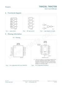 74HC00D/AUJ Datasheet Page 2