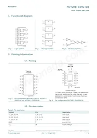 74HC08D/AUJ Datasheet Page 2