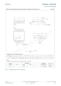 74HC08D/AUJ Datasheet Page 9