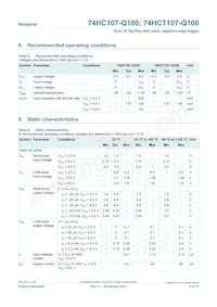 74HC107D-Q100J Datasheet Page 5