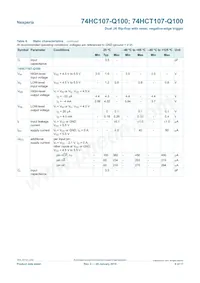 74HC107D-Q100J Datasheet Page 6