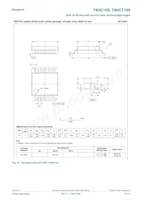 74HC109D/AUJ Datasheet Page 13