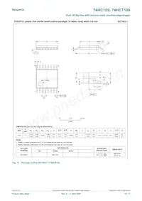 74HC109D/AUJ Datasheet Page 14