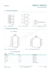 74HC11D/AUJ Datasheet Page 2