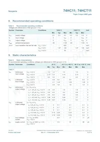 74HC11D/AUJ數據表 頁面 4