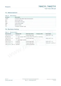 74HC11D/AUJ Datasheet Page 11