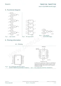 74HC132D/AUJ Datasheet Page 2