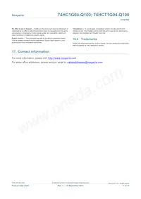 74HC1G04GW-Q100H Datasheet Page 11