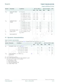 74HC1GU04GV-Q100 Datasheet Page 4