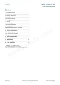 74HC1GU04GV-Q100 Datasheet Page 13