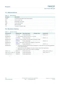 74HC21DB Datasheet Page 11