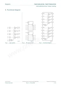 74HC240D-Q100 Datasheet Page 2
