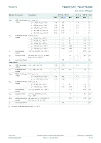 74HC2G02GD Datasheet Page 4