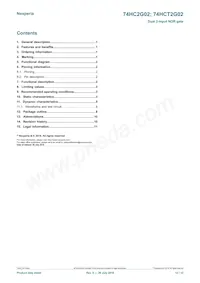 74HC2G02GD Datasheet Pagina 12