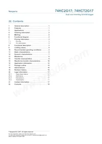 74HC2G17GV Datasheet Page 18