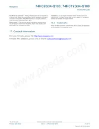 74HC2G34GV-Q100H Datasheet Pagina 14