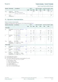 74HC2G86GD Datasheet Page 5