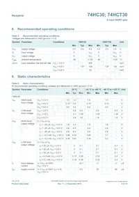74HC30D/AUJ Datasheet Page 5