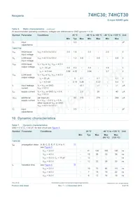 74HC30D/AUJ Datasheet Page 6