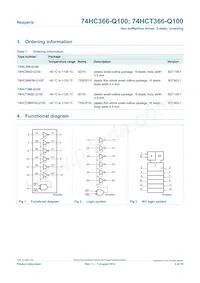 74HC366D-Q100 Datasheet Page 2