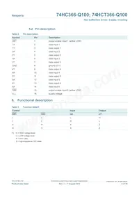 74HC366D-Q100 Datasheet Page 4
