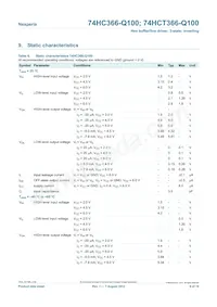 74HC366D-Q100 Datasheet Page 6