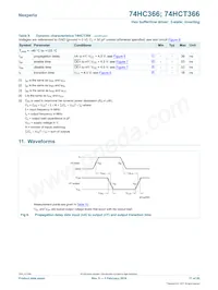 74HC366PW Datasheet Page 11
