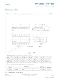 74HC366PW Datasheet Page 14