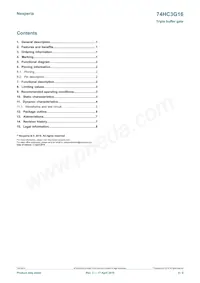74HC3G16DPH Datasheet Page 9